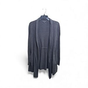 BAREFOOT DREAMS CozyChic Ultra Lite Cardigan Gray XS‎ Open Knit Drape Loungewear